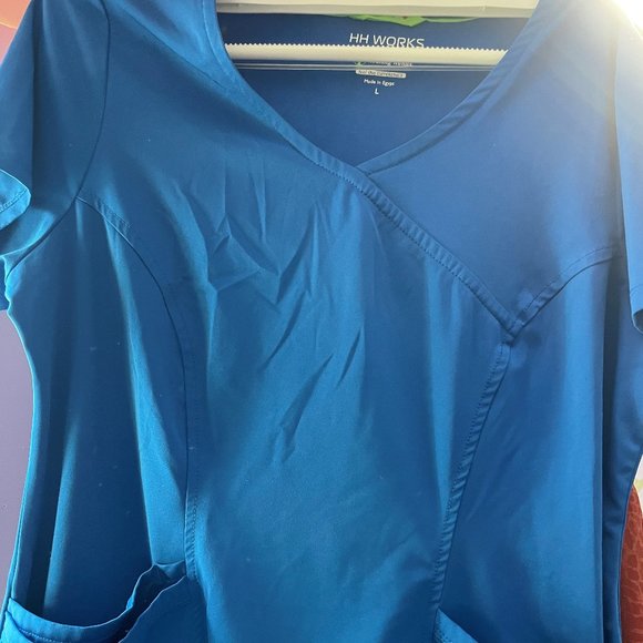 Royal Blue Scrub Set - Picture 8 of 16